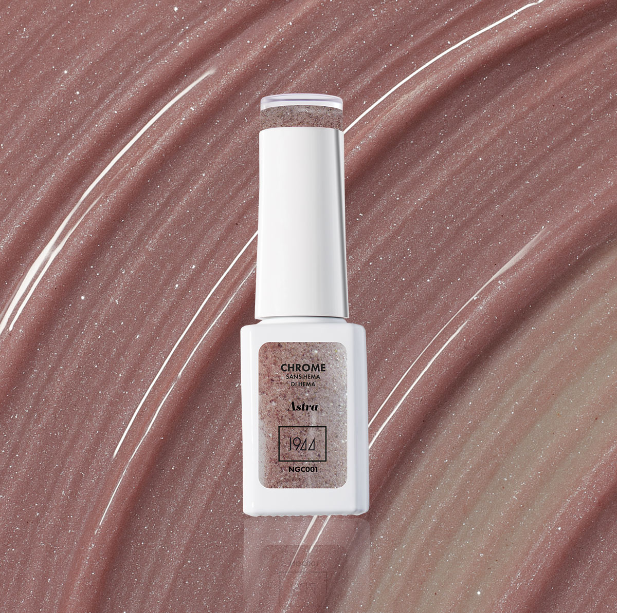 Collection Chrome - Le Gel Vegan Astra - Couleur Rose Astra 