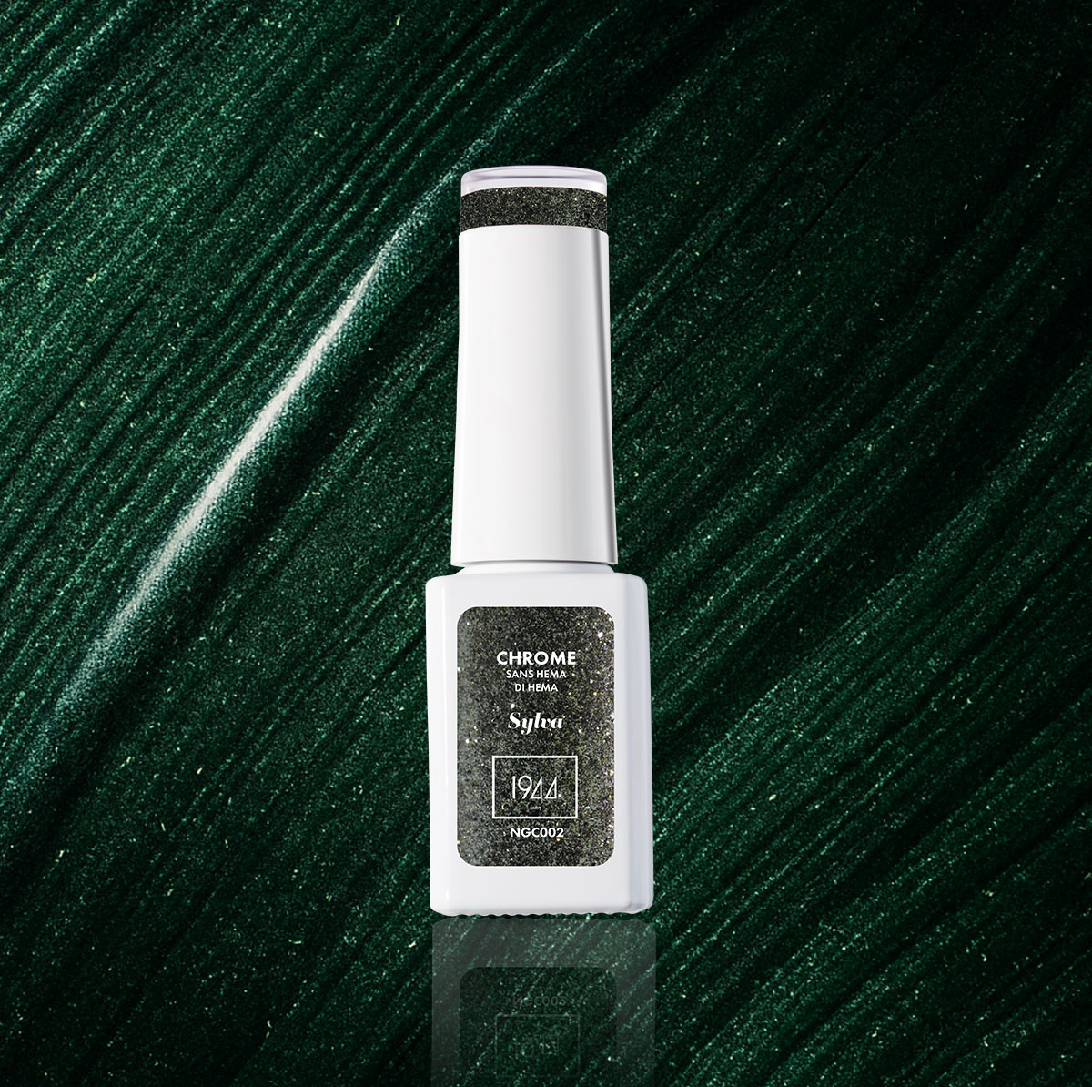 Collection Chrome - Le Gel Vegan Sylva - Couleur Vert Profond
