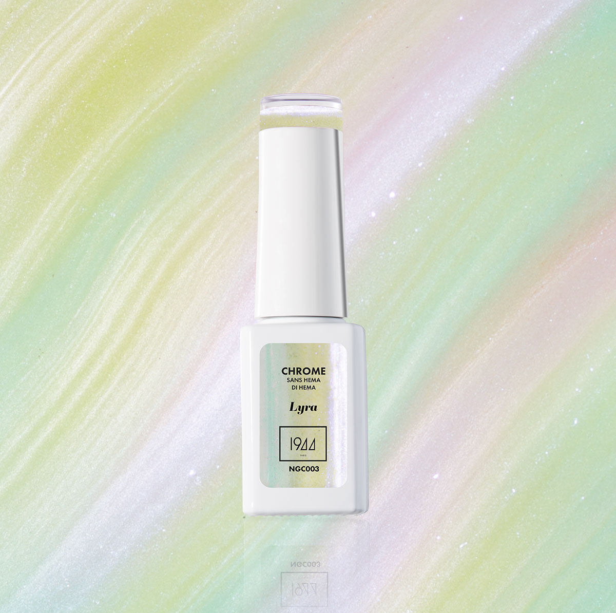 Collection Chrome - Le Gel Vegan Lyra - Couleur Pastel Irisé